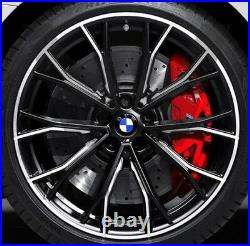 BMW G30 G31 G11 G12 OEM 669M 20 Matt Black M Five Double Spoke Bi-Color Wheels