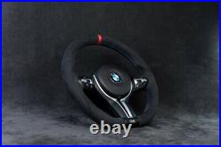 BMW M Performance customized flat bottom steering wheel M3 M4 F80 F82 X5M X6M