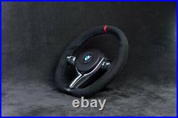 BMW M Performance customized flat bottom steering wheel M3 M4 F80 F82 X5M X6M