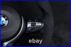 BMW M Performance customized flat bottom steering wheel M3 M4 F80 F82 X5M X6M