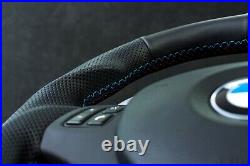 BMW Steering Wheel custom flat bottom E90 E91 E92 E93 E81 E88 335i PADDLE SHIFT