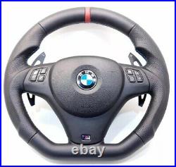 BMW Steering Wheel custom flat bottom PADDLE E90 M3 E92 335d 135i 335is 335i