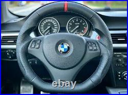 BMW Steering Wheel custom flat bottom PADDLE E90 M3 E92 335d 135i 335is 335i