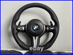 BMW brushed silver black Flat Bottom Steering Wheels F30 F20 F80 F82