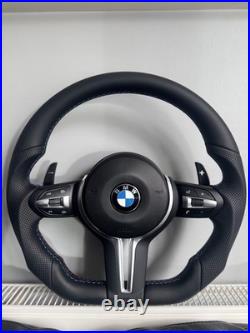 BMW brushed silver black Flat Bottom Steering Wheels F30 F20 F80 F82