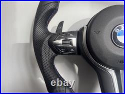 BMW brushed silver black Flat Bottom Steering Wheels F30 F20 F80 F82