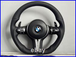 BMW brushed silver black Flat Bottom Steering Wheels F30 F20 F80 F82