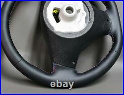 BMW custom steering wheel M E91 E92 E93 E82 E90 E87 NEW LEATHER flat bottom