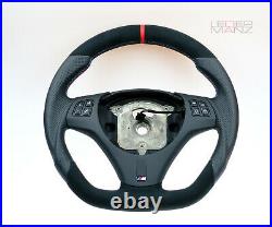 BMW custom steering wheel M Sports flat bottom E90 E92 E81 E82 E88 E91 E93 E87