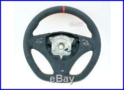 BMW custom steering wheel flat bottom thick ALCANTARA M E90 E92 E93 E87 E88 E82