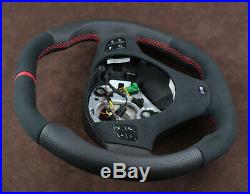 BMW custom steering wheel flat bottom&top E91 E92 E82 E90 E87 E82 E81 E93 M3 M1