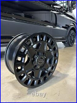 Black rhino York rims matte/ satin black vw camper van rims