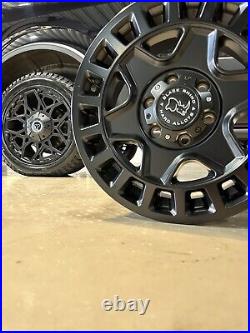 Black rhino York rims matte/ satin black vw camper van rims