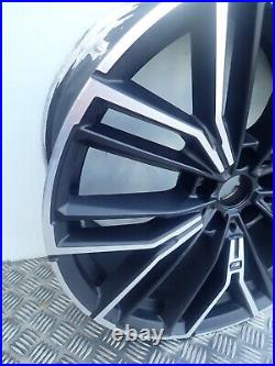 Bmw 5 Series G30 G31 20 Black Diamond Cut Alloy Rim 9jx20h2 Is44 8747237