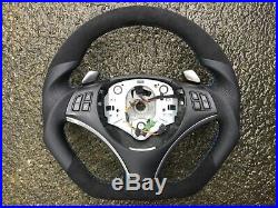Bmw E87 E90 E91 E92 E93 Dct Paddle New Flat Bottom Custom Made Steering Wheel