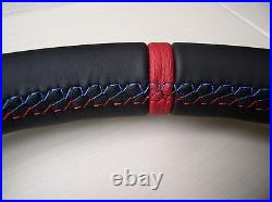 Bmw E90 E91 E84 Nappa Leather Ergonomic Inlays Steering Wheel Flat Bottom Thick