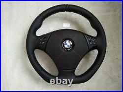 Bmw E90 E91 E84 New Nappa Leather Ergonomic Inlays Steering Wheel Flat Bottom