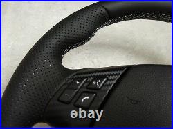 Bmw E90 E91 E84 New Nappa Leather Ergonomic Inlays Steering Wheel Flat Bottom