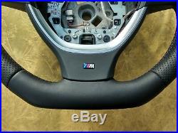 Bmw F07 F10 F01 Nappa Leather Ergonomic Inlays Heated Steering Wheel Flat Thick