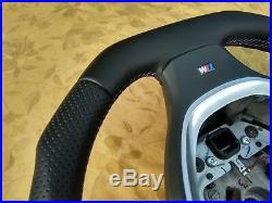 Bmw F07 F10 F01 Nappa Leather Ergonomic Inlays Heated Steering Wheel Flat Thick