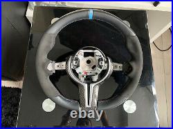 Bmw M2 M3 M4 Performance Flat Bottom Alcantara Steering Wheel F2x F3x X5 X6