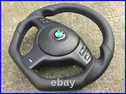 Bmw M3 E46 M5 E39 X5 E53 New Custom Made Flat Bottom Steering Wheel