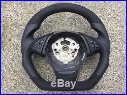 Bmw M3 E81 E82 E90 E91 E92 E93 New Flat Bottom Custom Made Steering Wheel
