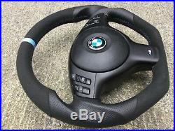 Bmw M3 M5 E39 E46 New Custom Made Flat Bottom Steering Wheel
