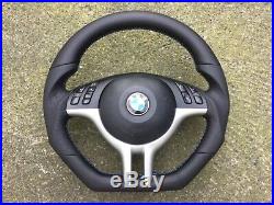 Bmw M3 M5 X5 E39 E46 New Custom Made Flat Bottom Steering Wheel