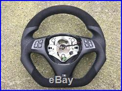 Bmw M3 M Sport E82 E87 E90 E91 E92 E93 Flat Bottom Custom Made Steering Wheel