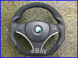 Bmw M3 Sport E90 E91 E92 E93 New Flat Bottom Custom Made Steering Wheel