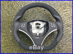 Bmw M3 Sport E90 E91 E92 E93 New Flat Bottom Custom Made Steering Wheel