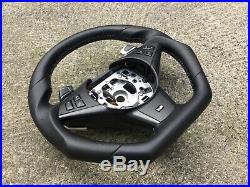 Bmw M5 M6 E60 E61 E63 E64 Paddle LCI New Custom Made Flat Bottom Steering Wheel