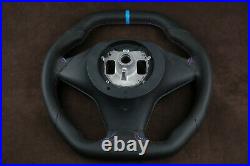 Bmw e60 e61 e63 e64 5 6 650i 550i steering wheel 06-08 custom flat top bottom