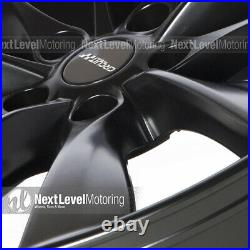 Brand New Flat Black Cp12 21 21 Wheels For Tesla Model S Oem Turbine Style