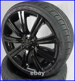 Brand New Range Rover OEM Style Stormer 1 Matte Black Alloys and Tyres 22 x 10