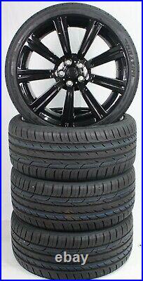Brand New Range Rover OEM Style Stormer 1 Matte Black Alloys and Tyres 22 x 10