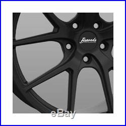 Bravado Tribute 18x10 5x115mm Alum 1-piece Black Matte Each Wheel TB80515205