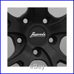 Bravado Tribute 18x10 5x115mm Alum 1-piece Black Matte Each Wheel TB80515205