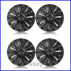 Car 19 Wheel Cover Hubcaps Rim Cover For Tesla Model Y 2020-2023 Matte Black