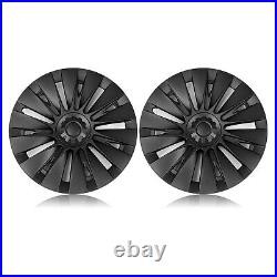 Car 19 Wheel Cover Hubcaps Rim Cover For Tesla Model Y 2020-2023 Matte Black