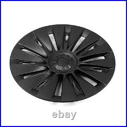 Car 19 Wheel Cover Hubcaps Rim Cover For Tesla Model Y 2020-2023 Matte Black