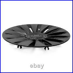 Car 19 Wheel Cover Hubcaps Rim Cover For Tesla Model Y 2020-2023 Matte Black