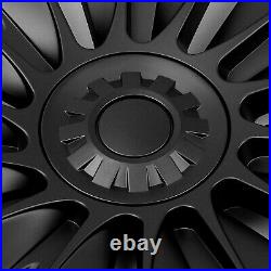 Car 19 Wheel Cover Hubcaps Rim Cover For Tesla Model Y 2020-2023 Matte Black