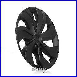 Car 19 Wheel Hubcap Hub Cap Rim Cover For Tesla Model Y 2020-2022 Matte Black