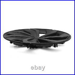 Car 19 Wheel Hubcap Hub Cap Rim Cover For Tesla Model Y 2020-2022 Matte Black
