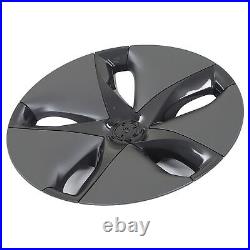 Car Wheel Hubcap Matte Black High Strength 104423199B For Model 3 17-23