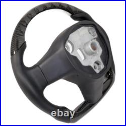 Carbon Fiber Flat Steering Wheel Fit For 2016-2020 Tesla Model 3 Model Y