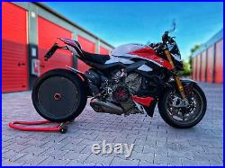 Carbon Fiber Matte Black Wheel Disc Cover protection for DUCATI Streetfighter V4