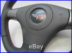 Chevrolet Corvette c6 custom steering wheel flat bottom 05-11 LedermanZ Quality